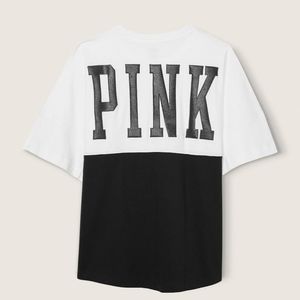 VS Pink Varsity Crew Tee